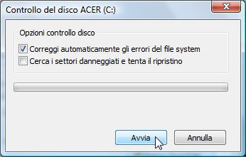 66 PC da Zero Terza Edizione EFFETTUARE LO SCANDISK DEL DISCO FISSO Lo SCANDISK è un programma che permette di controllare ed eventualmente riparare la presenza di errori contenuti nel disco fisso.