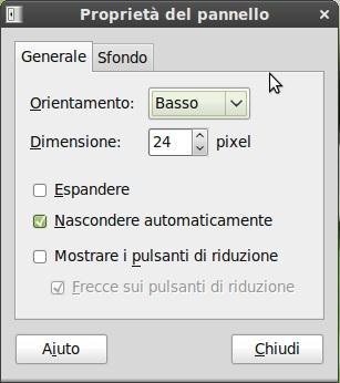 Capitolo 4: GESTIONE BARRA APPLICAZIONI Finita la gestione del centro di controllo fare in modo che sul pannello posizionato nella base del desktop non sia presente alcuna icona o finestra.