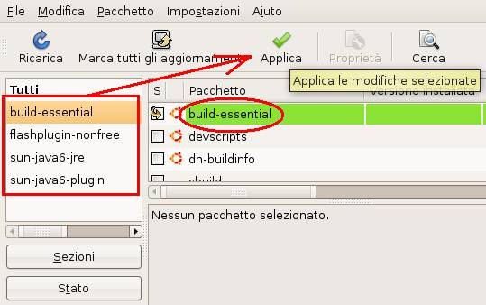 lista compariranno altre voci, marcate solo quello indicato quando li avete