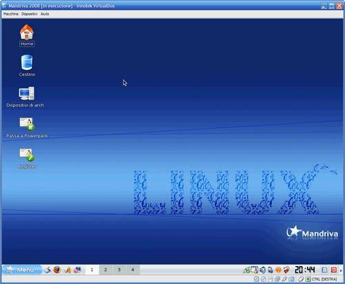 giovedì 18 ottobre 2007 VirtualBox e Mandriva 2008: matrimonio perfetto Non riuscita dopo 5 tentativi