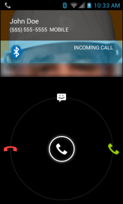 Chiamate 57 Answer call (Rispondi alla chiamata): avvia la conversazione con il chiamante. Send to voice mail (Invia a segreteria): indirizza il chiamante a lasciare un messaggio in segreteria.