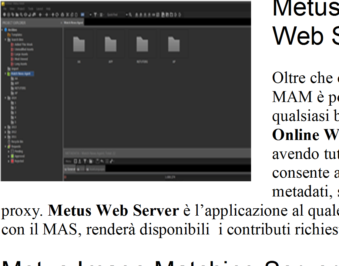 Mappatura canali audio ed embedding - Impacchettamento formati TS e VOD.