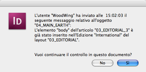 Capitolo 15 Lavorare con i moduli di layout Fate clic su Sì per aprire il modulo di layout in sola lettura. In questo caso tenete presente che non potrete salvare le modifiche nel file originale.