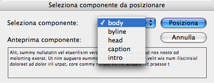 Capitolo 16 Lavorare con gli articoli Per informazioni su come usare il cursore di inserimento, consultate la documentazione di InDesign.