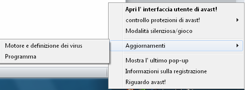 Uso di un antivirus 1 Avast Free 6.0 Disponibile anche in lingua italiana, Avast Free 6.