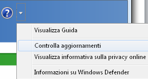 Uso di un antispyware 1 - Windows Defender Per combattere lo spyware è necessario fare attenzione ai siti che si visitano ed ai programmi che si scaricano: bisogna quindi fare uso del buon senso ed