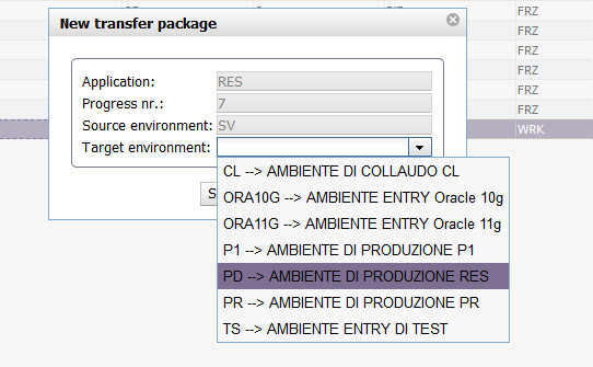 DDLChanger DDLChanger LUW UI WEB Creazione del «Transfer Package»: L utente