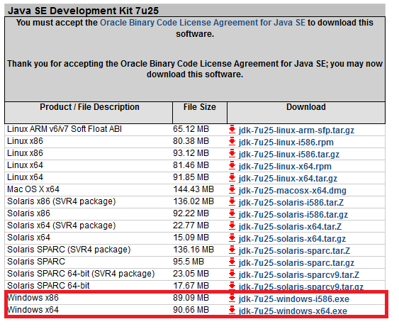4.3. GLI STRUMENTI NECESSARI 31 Installare il Java Delevolpment Kit. Per procurarsi il JDK basta collegarsi al sito http://www.oracle.com/technetwork/java/javase/downloads/index.