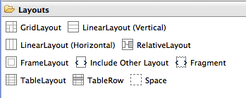 Tipi di layout comuni Alcuni tipi di layout molto comuni sono: