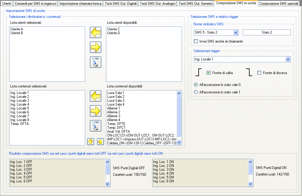 Domino DFGSM3: manuale di programmazione R.1.1 DUEMMEGI 4.