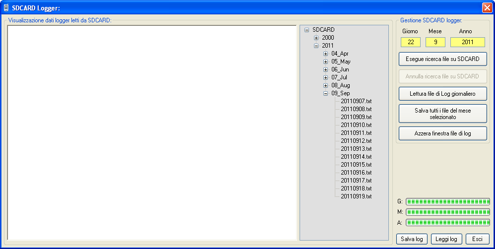 Domino DFGSM3: manuale di programmazione R.1.1 DUEMMEGI in automatico una scansione della memoria SDCARD alla ricerca di eventuali file in essa memorizzati.