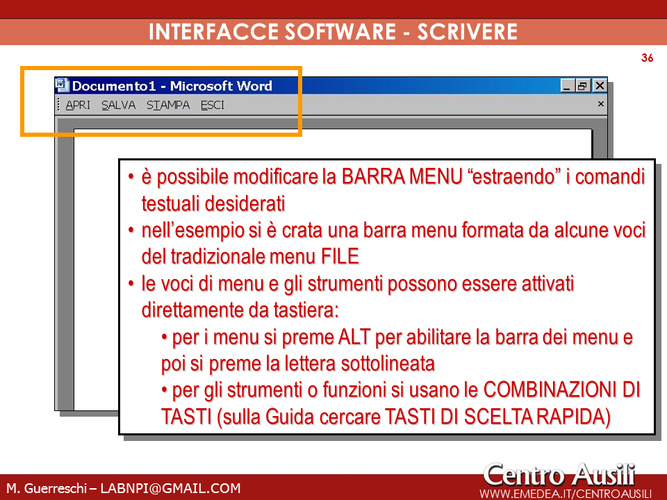 ricorrendo a DIFFERENTI tecnologie per la stessa attività, come nel caso di differenti programmi di videoscrittura, a seconda delle esigenze o possibilità di gestione svolgendo attività in cui