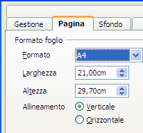 14 L'altezza della zona centrale di testo è quindi ottenuta per differenza, dopo aver impostato tutti gli altri parametri.