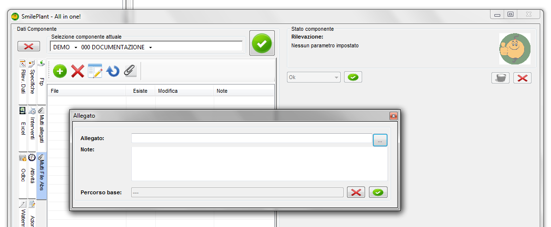 MODULO MULTI ALLEGATI File assoluti Percorso: Scheda di dettaglio > Multi File Abs IMPORTANTE!