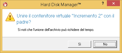 43 È consentito unire i contenuti dell'ultimo incremento della catena con quella precedente, aggiornando pertanto i relativi contenuti.