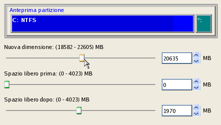 97 3. Nel menu di avvio di Linux selezionare Hard Disk Manager. È possibile eseguire questa operazione anche in PTS DOS. 4.