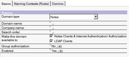 Schermata 2: Lotus Domino Administrator - fare clic sull opzione Configurations (Configurazioni). 2. Una volta selezionata la sezione di configurazione, la finestra principale mostrerà la configurazione del server.