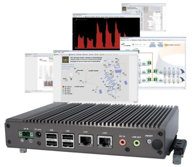 PS7000SCADA & PS7000 PC industriale embedded con software preinstallato PS7000Scada e PS7000 corrispondono alla versione hardware + software relativa al sistema di supervisione e monitoraggio dei