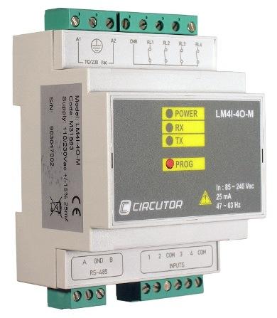 LM4I/4O/M Centralizzatore di segnali a 4 ingressi LM4I/4O/M è un dispositivo centralizzatore dotato di 4 distinti ingressi che, in funzione della tipologia di programmazione software elezionata,