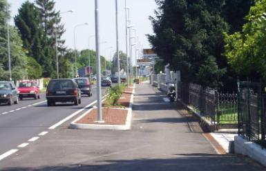 Linee guida Elementi separatori 1 Bolzano, new jersy asimmetrico, utile in presenza di traffico intenso, pesante e con
