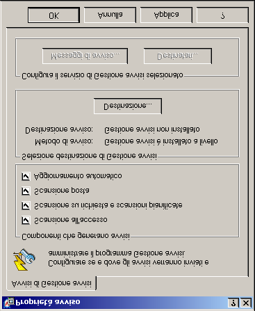 Configurazione di Gestione avvisi 2 Selezionare Avvisi dal menu Strumenti. Viene visualizzata la finestra di dialogo Proprietà avviso. Figura 6-2.