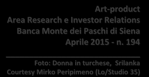 Relations Banca Monte dei Paschi di Siena Aprile 2015 - n.