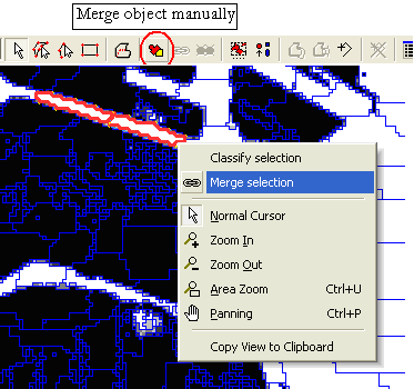 6.2. ELABORAZIONE DELLA MAPPATURA TERMICA 51 Per comprendere come poter utilizzare questa segmentazione si prenda ad esempio lo studio del tratto di ume evidenziato dal rettangolo rosso in Figura 6.