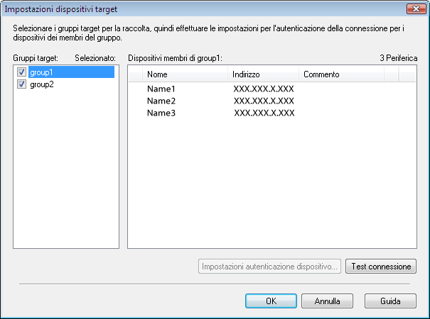 6. Utilizzo di Accounting Report Tool Impostazione 5 OK Applica i cambiamenti apportati alle impostazioni e poi mostra la schermata principale.