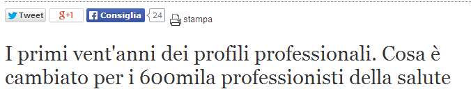 Evoluzione normativa ed ordinamentale Tredici Decreti del 14 settembre 1994 individuavano i primi tredici profili professionali Negli