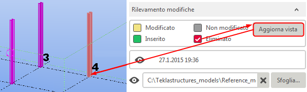 7.5 Rilevamento delle modifiche in un modello di riferimento I modelli di riferimento sono aggiornati frequentemente e, a volte, le modifiche non vengono documentate.