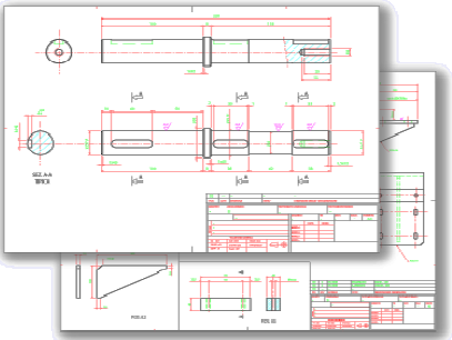 MODERNA PROGETTAZIONE INDUSTRIALE CAD 2D Mediante un CAD bidimensionale è possibile eseguire tutti i