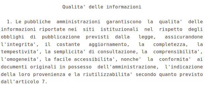 33 Riordino della disciplina riguardante gli obblighi di