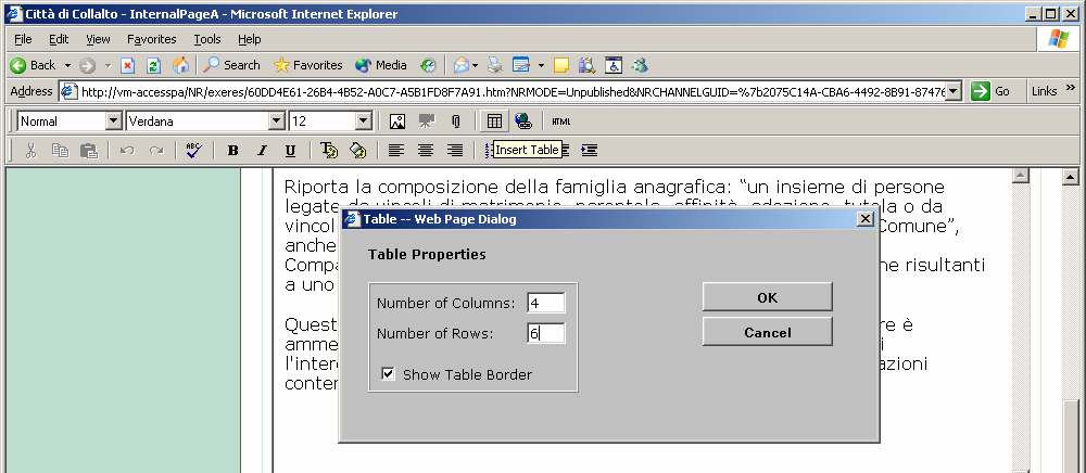 Alcuni browser non visuali leggono i contenuti della tabelle normali <TABLE><TR><TD> in modo sequenziale, cella dopo cella, riga dopo riga.