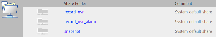 6.4 Accesso ai dati registrati È possibile accedere ai dati registrati sull'nvr tramite i seguenti servizi: Microsoft Networking (SMB/CIFS) Web File Manager (HTTP) Server FTP (FTP) Nota: Per accedere