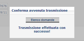 3. Trasmissione della domanda di prestito Trasmissione della documentazione Ricevuto il codice dispositivo, il Responsabile potrà confermare la trasmissione della domanda attraverso l inserimento del