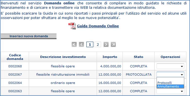 5. Fase interlocutoria : Sollecito e annullamento Sollecito CDP La risposta al sollecito prevede due alternative per l Ente: Sono ancora interessato alla domanda, pertanto, non appena in grado,