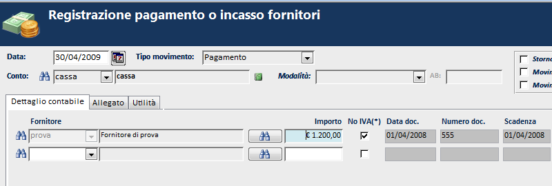 1) LA REGISTRAZIONE DEL PAGAMENTO DI FATTURE CON IVA DIFFERITA OLTRE I 12 MESI Come anticipato nel primo paragrafo del primo capitolo, il programma considera detraibile l'iva esposta nella fattura