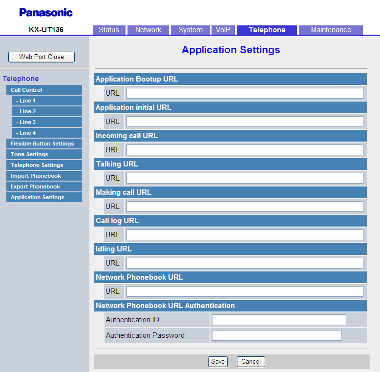 4.6.8 Application Settings l operazione e il file potrebbe non venire esportato correttamente.