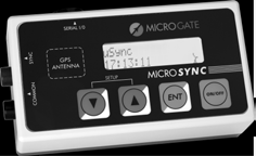3 CRONOMETRI MICROSYNC SINCRONIZZAZIONE SATELLITARE MICROSYNC è il nuovo sincronizzatore GPS Microgate.