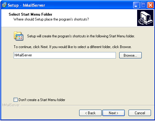 Server Email hmailserver per Windows XP Prerequisiti per l installazione 1. Windows XP Sp2 2. dotnetfx2.0.exe http://download.microsoft.