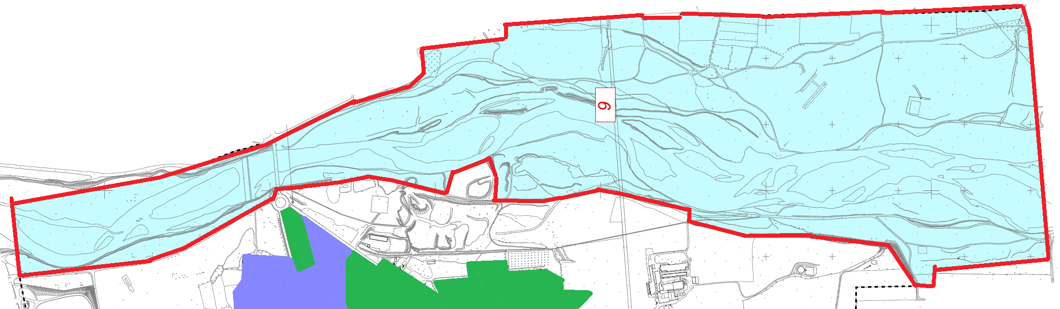 Area 6 Aree per attività di salvaguardia fluviale L Area 6 fa parte del Parco del Serio pertanto l unica attività assentibile è quella del campeggio didattico previo