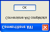 Guida utente Appendice D AVI Converter Il programma AVI Converter converte i file eseguibili MiniBank salvati in file AVI (Audio Video Interleaved).