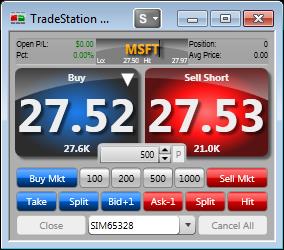 Layout del forex Layout delle azioni e dei future Il pulsante Sell visualizza l acquisto e il pulsante Buy visualizza la vendita.