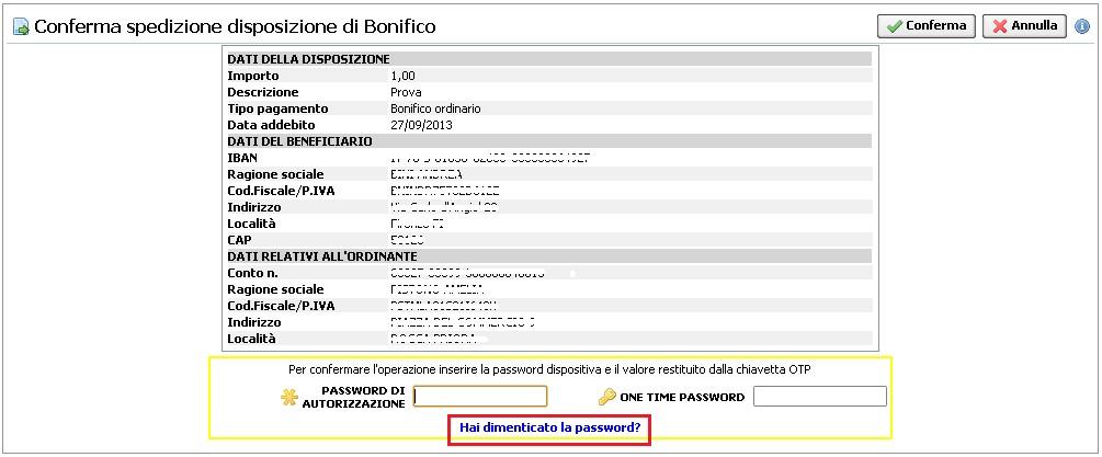 A questo punto, viene ripetuta la procedura di definizione delle credenziali, ma, in questo caso, è richiesto di impostare esclusivamente la password di accesso: 3.2.4.