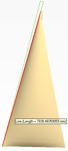 25 Per la costruzione delle rande è stata eseguita la medesima procedura. Il risultato ottenuto è rappresentato quindi in figura 3.4. Fig. 3.4 Modello geometrico di un genoa e di una randa.