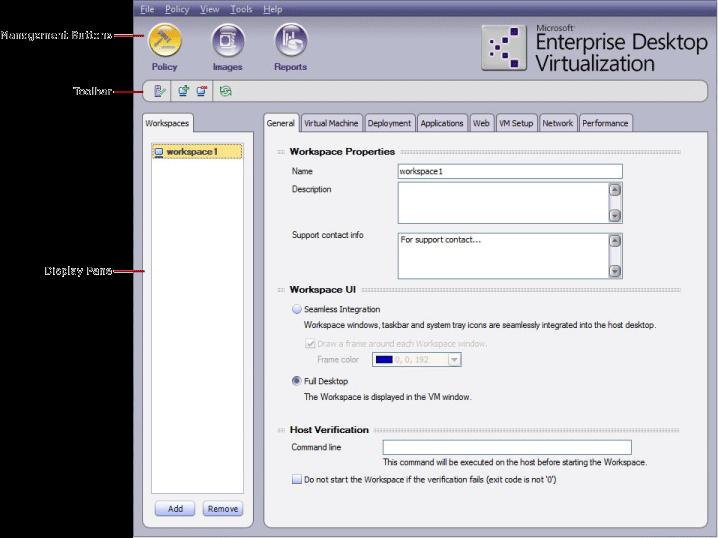 Questo tool consente la creazione di macchine virtuali, distribuibili in modo centralizzato, utili a risolvere eventuali problemi di compatibilità di applicazioni legacy che non girano su