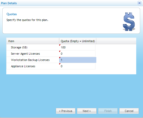 Figura 25: Plan Details 4 Cliccate infine su «Finish» per applicare il piano o per crearlo. 4.5 Directory Services Il collegamento di Active-Directory o di LDAP allo Storebox non fa parte dell'offerta standard e viene realizzato nell'ambito di un progetto.