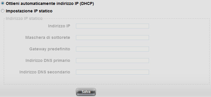 Rete Selezionare modalità bind o un-bind. Gestione 2: Bind usa un singolo indirizzo IP per comunicazione; un-bind usa 2 indirizzi IP separati per comunicazione.