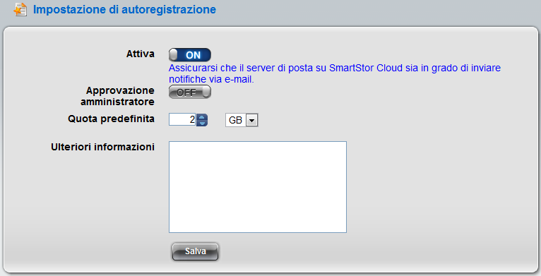 Stato del sistema Monitorare servizi e risorse di sistema, incluso server HTTP, interfaccia app, memoria, file di sistema virtuali e database.