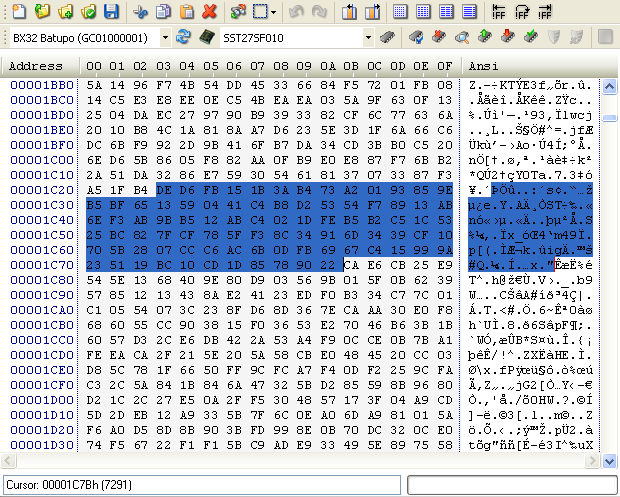Batronix Manuale utente di Prog-Express 19 HEX-EDITOR L Hex-Editor è utilizzato per visualizzare e modificare dati binari.